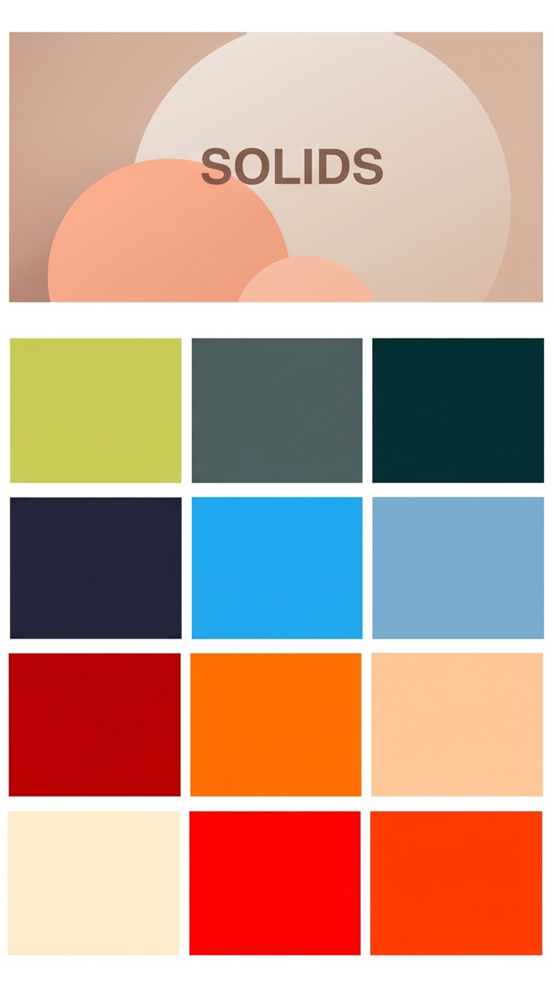 SOLIDS Palette