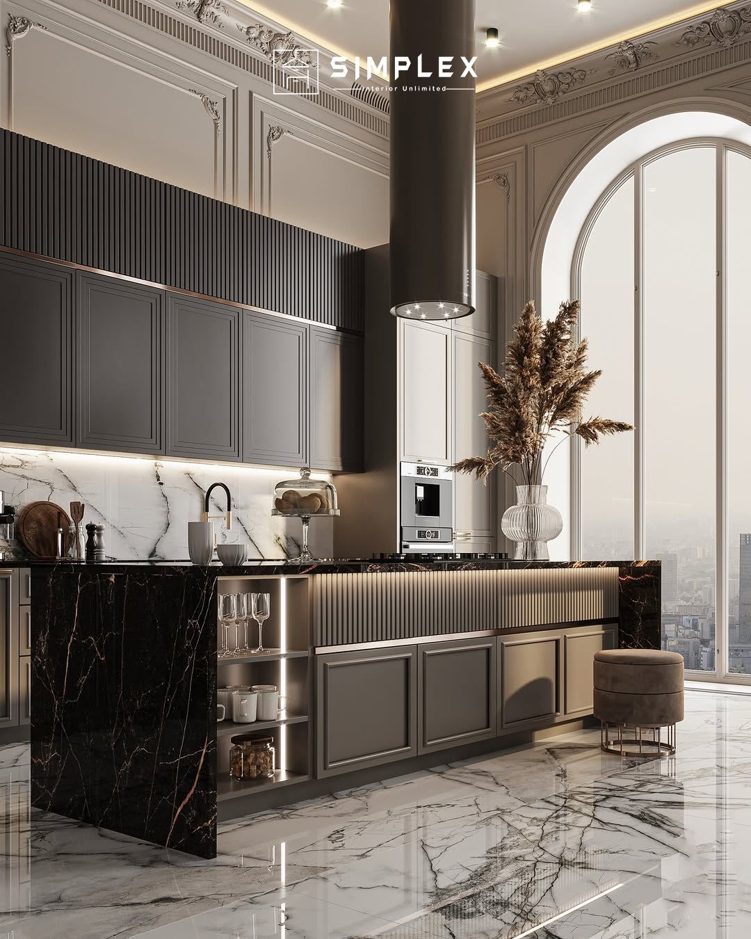 Whole-House Villa Interior · Wide